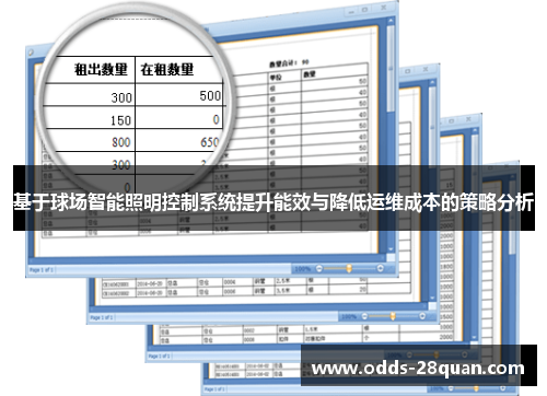 基于球场智能照明控制系统提升能效与降低运维成本的策略分析