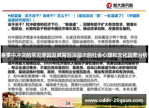 赛事中冲突的常见原因及其背后深层次的社会心理和文化因素分析